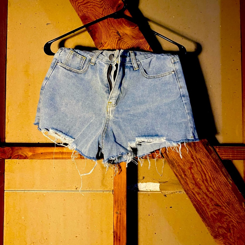 Blue shorts